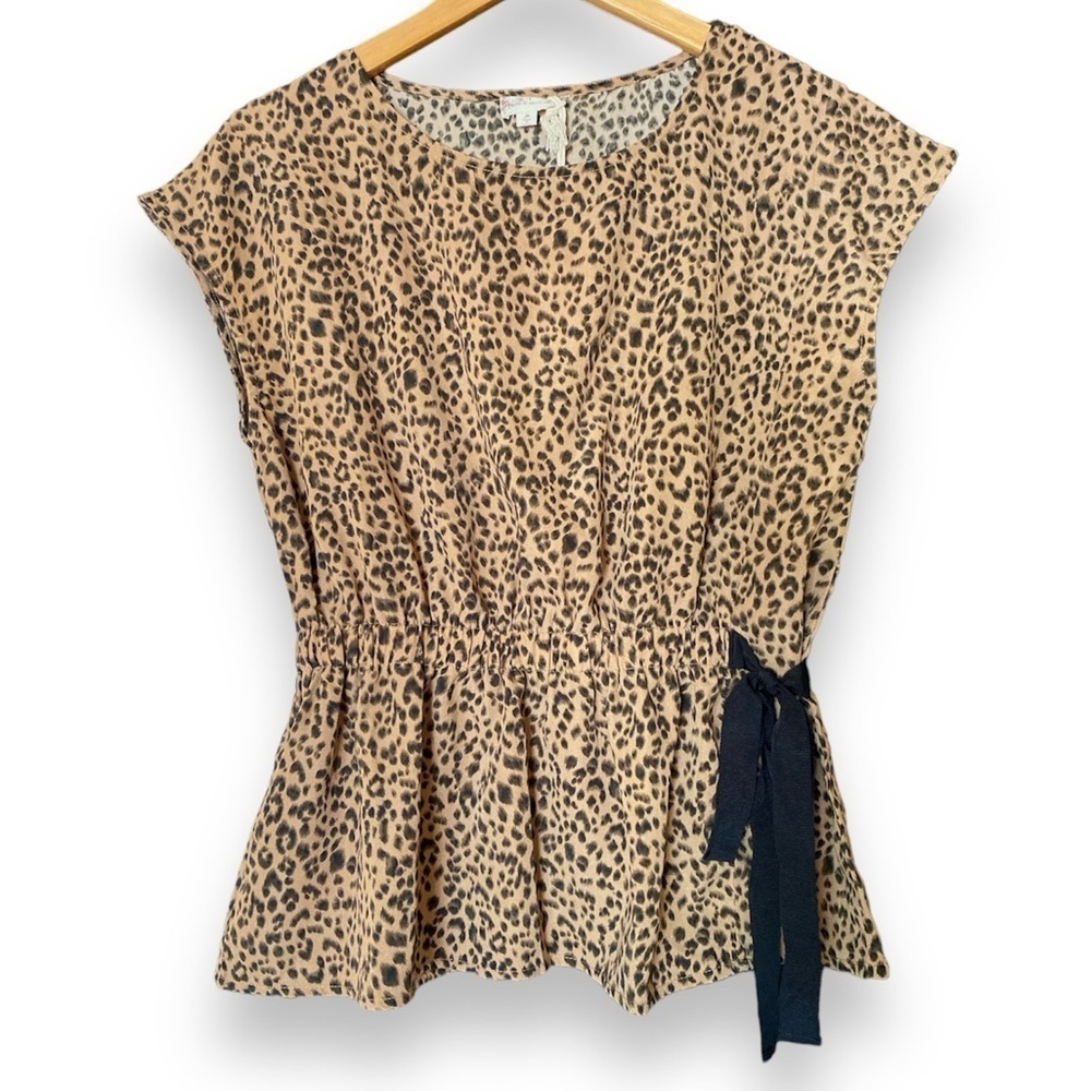 Hem & Thread Leopard Printed Blouse